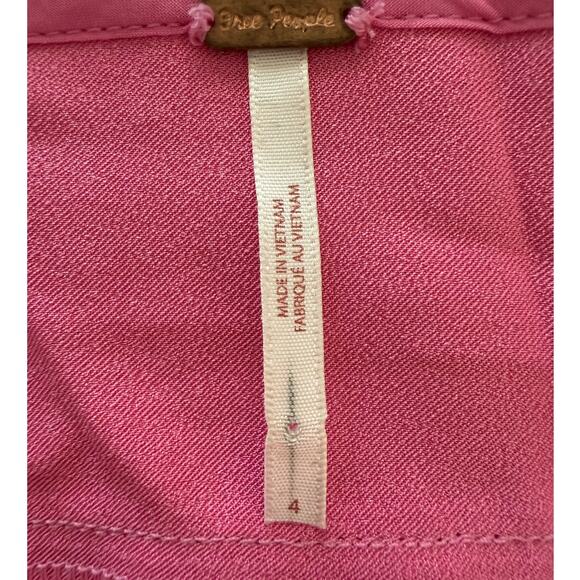 Free People NWT with flaw | Aurora pink satin Dakota midi skirt | size 4 - Picture 6 of 8